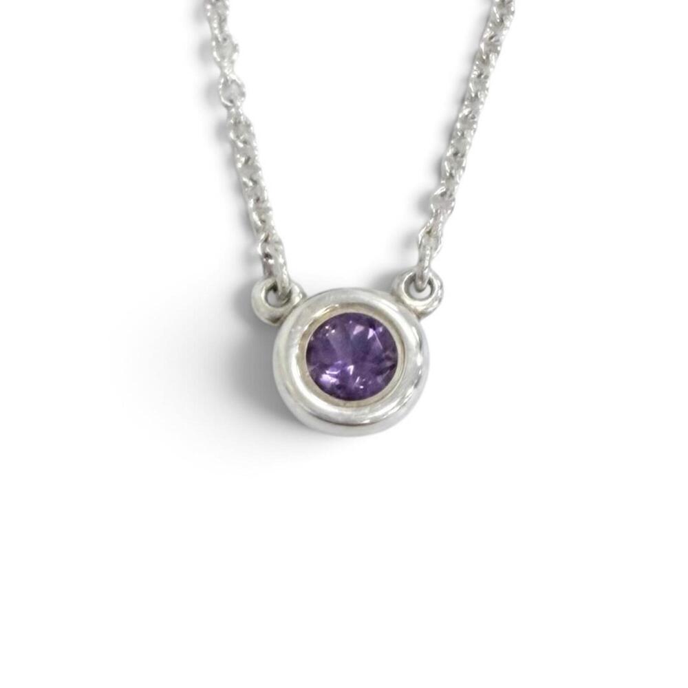 TIFFANY & CO. Silver Amethyst Necklace